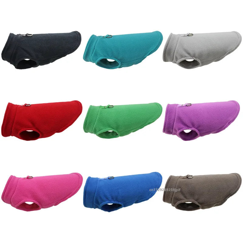 Winter Dog Jacket Vest with D-Ring